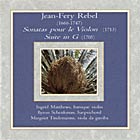 cover of cd: Jean-Fery Rebel: Sonatas pour le Violin
